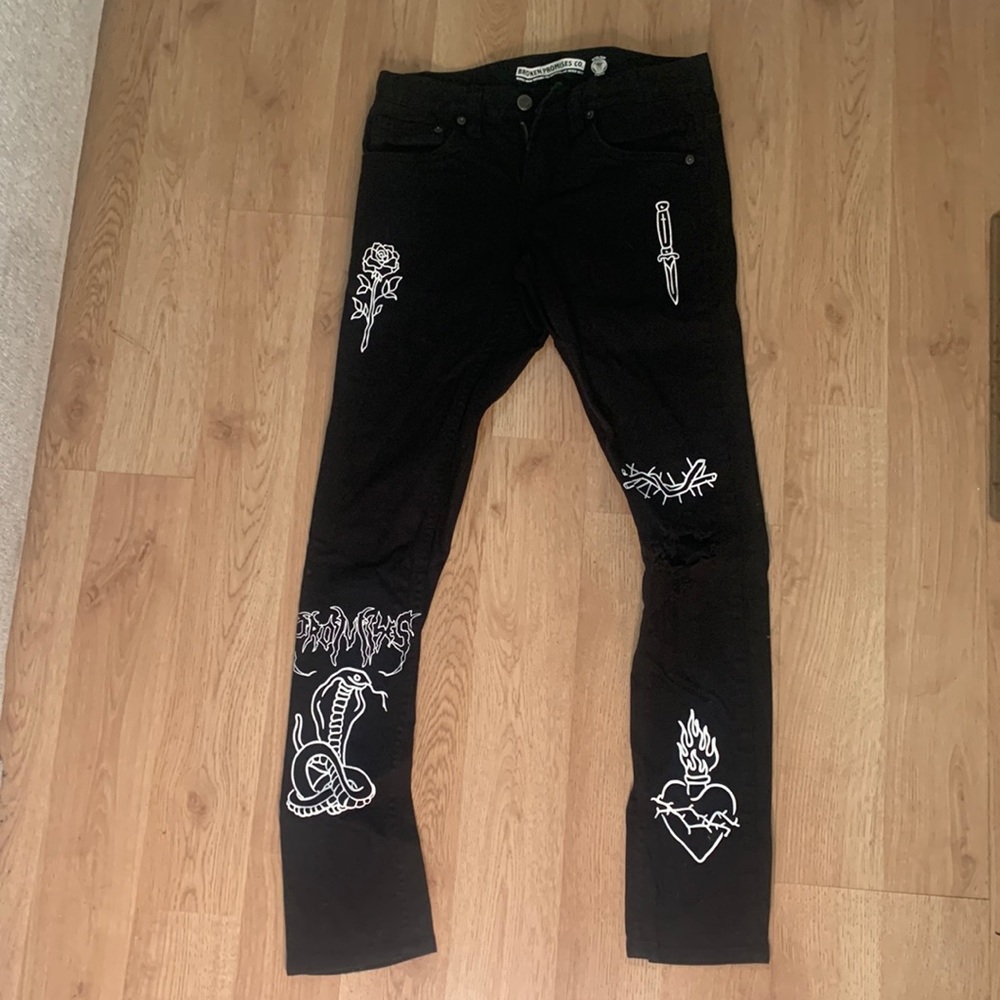 Broken promises jeans